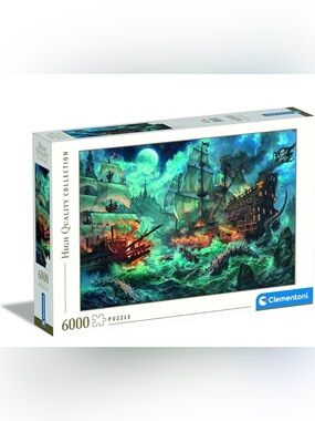 6000-Piece Ocean Battle Jigsaw Puzzle